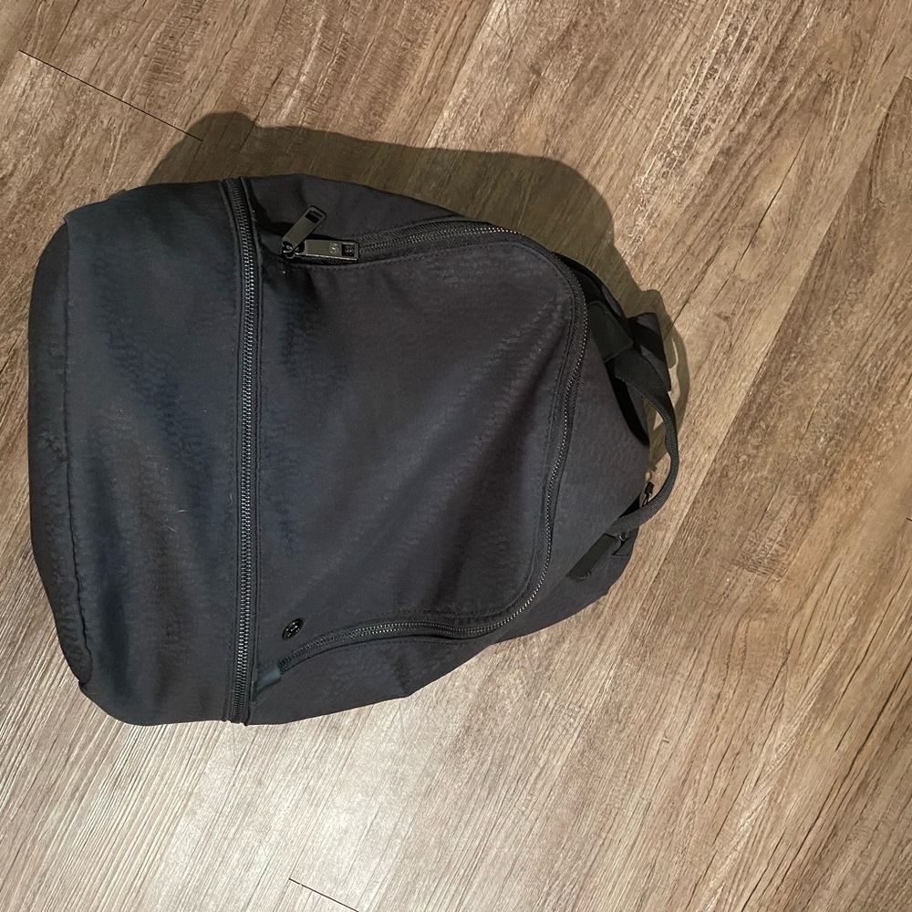 Lululemon backpack with shoe pouch. Black small